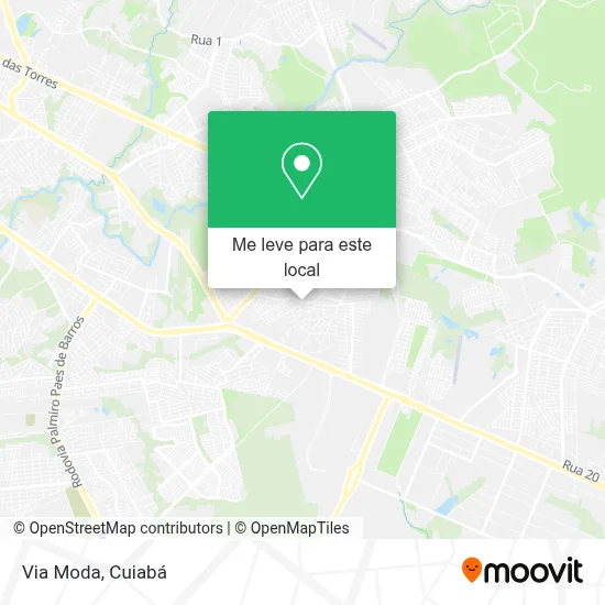 Via Moda mapa
