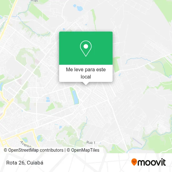 Rota 26 mapa