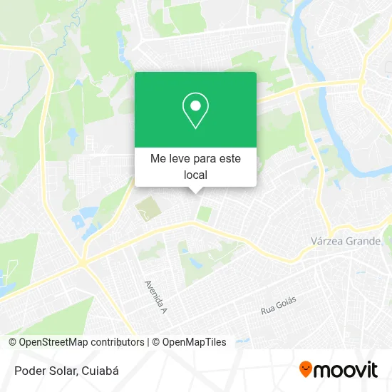 Poder Solar mapa