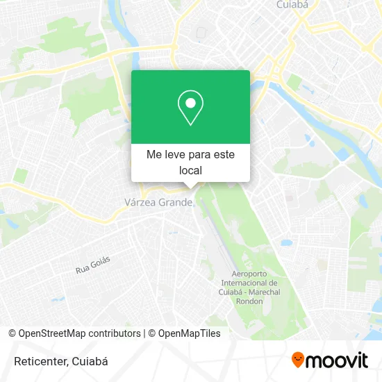 Reticenter mapa
