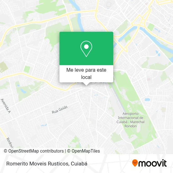 Romerito Moveis Rusticos mapa