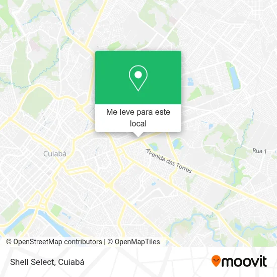 Shell Select mapa