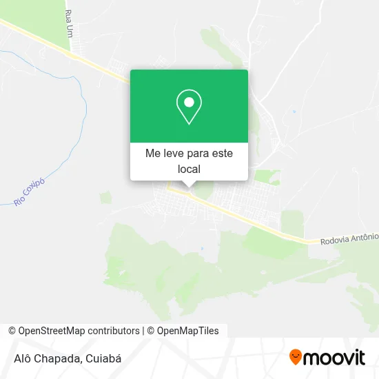 Alô Chapada mapa