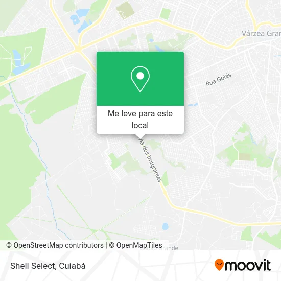 Shell Select mapa