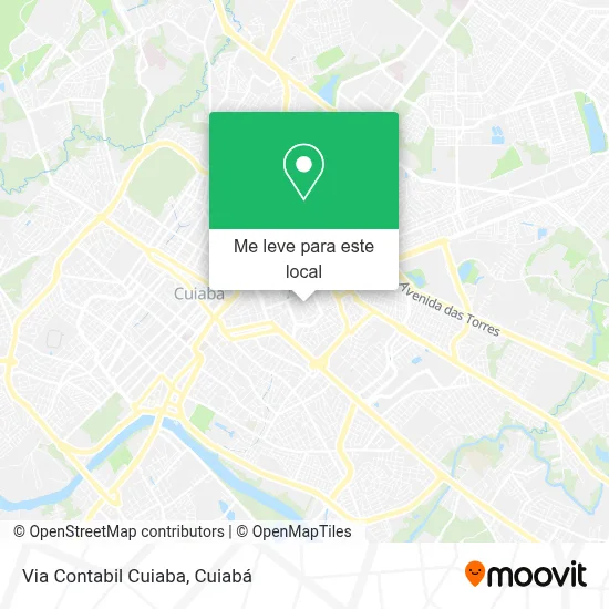 Via Contabil Cuiaba mapa