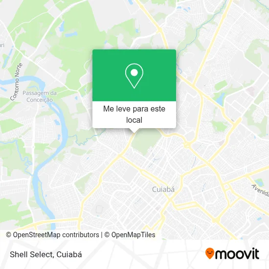 Shell Select mapa