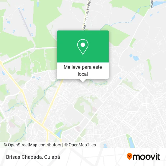Brisas Chapada mapa