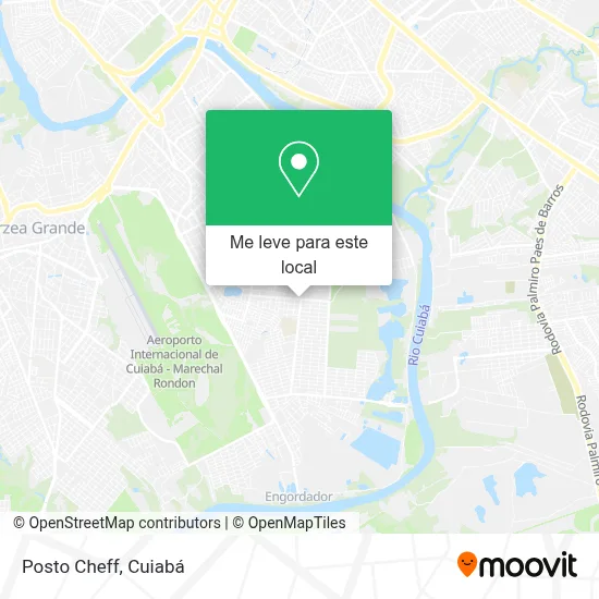 Posto Cheff mapa