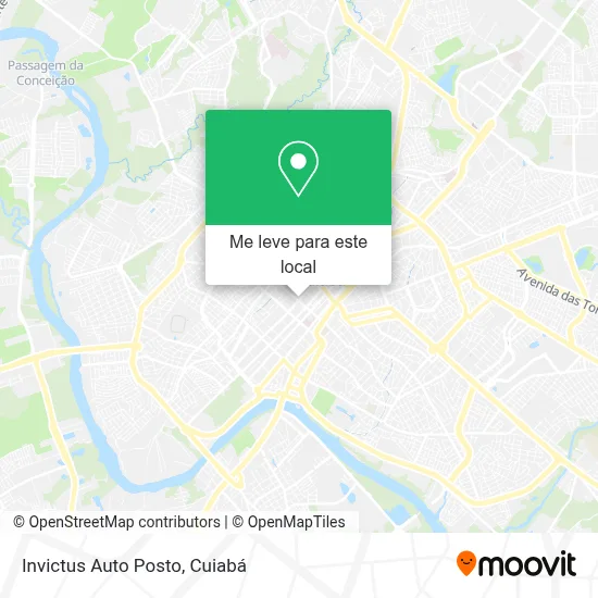 Invictus Auto Posto mapa