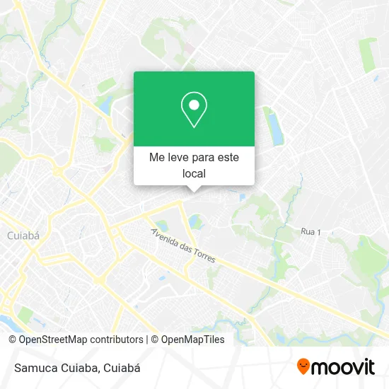 Samuca Cuiaba mapa