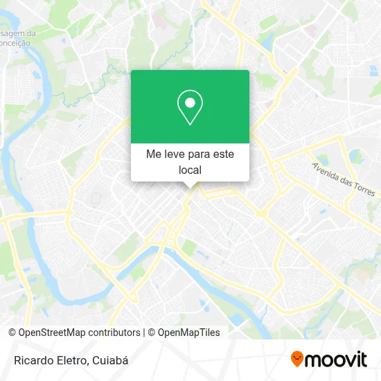 Ricardo Eletro mapa