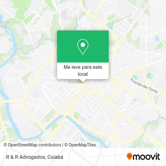 R & R Advogados mapa