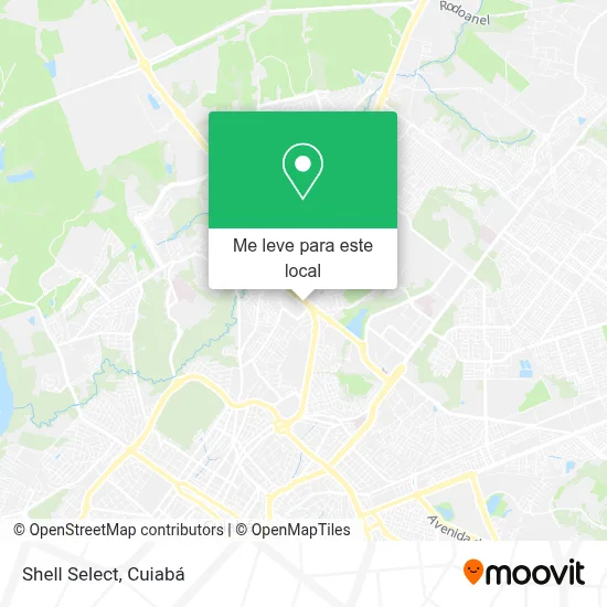 Shell Select mapa