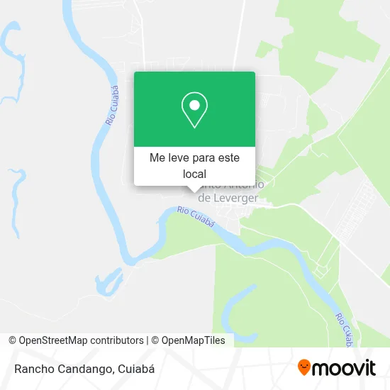 Rancho Candango mapa