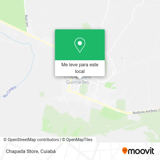 Chapada Store mapa