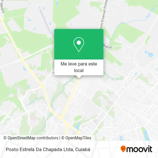 Posto Estrela Da Chapada Ltda mapa
