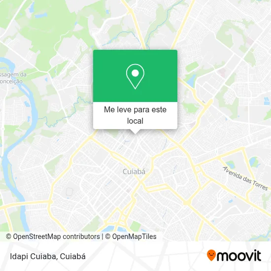 Idapi Cuiaba mapa