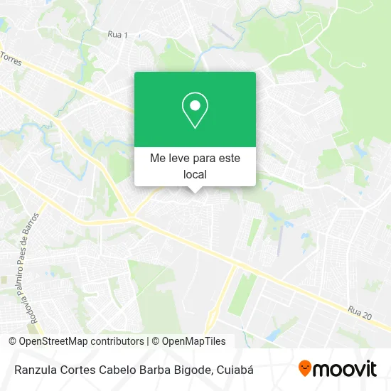 Ranzula Cortes Cabelo Barba Bigode mapa
