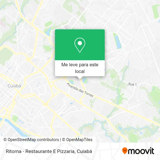 Ritorna - Restaurante E Pizzaria mapa