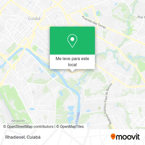 Rhadiesel mapa