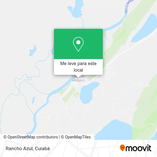 Rancho Azul mapa
