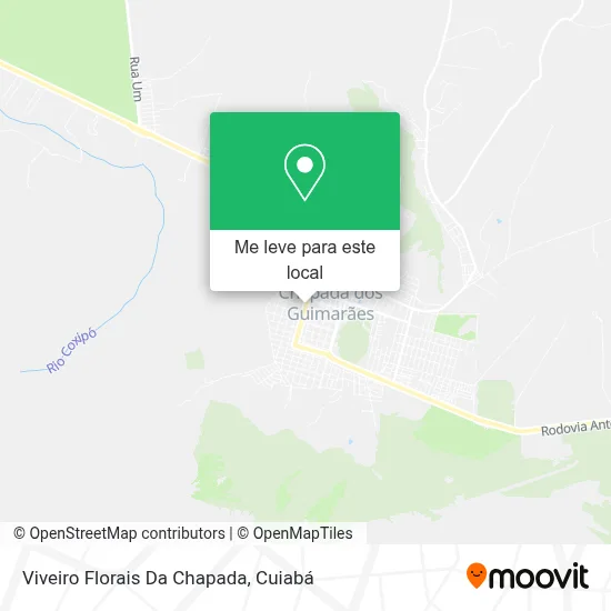 Viveiro Florais Da Chapada mapa