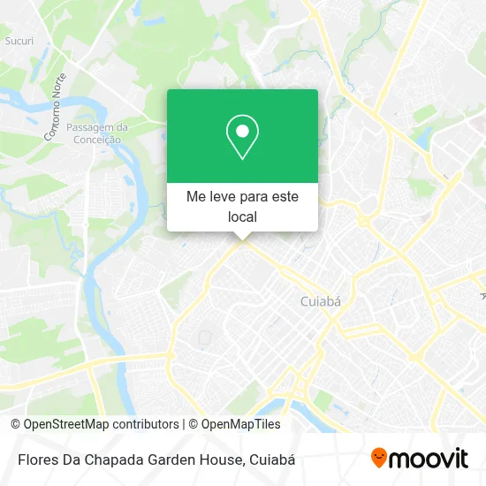 Flores Da Chapada Garden House mapa