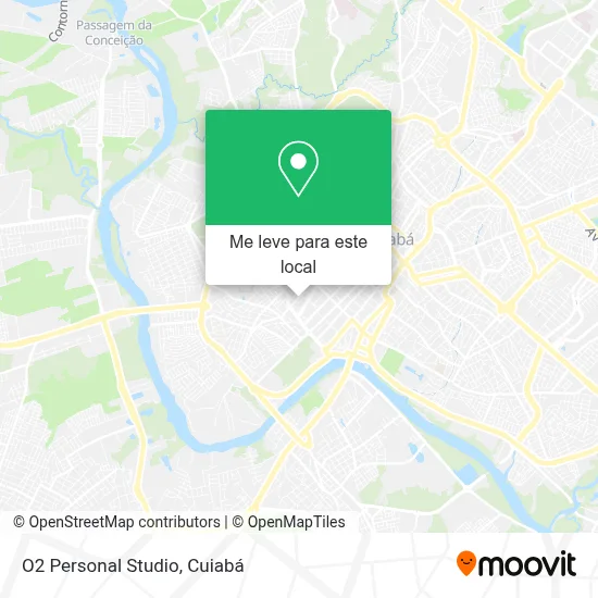 O2 Personal Studio mapa