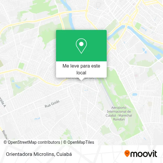 Orientadora Microlins mapa