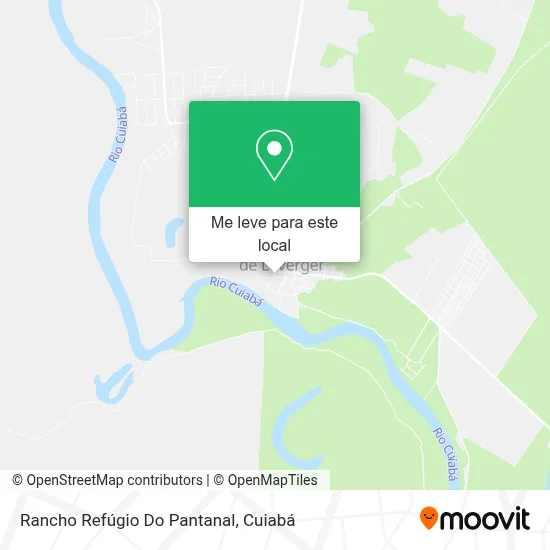 Rancho Refúgio Do Pantanal mapa
