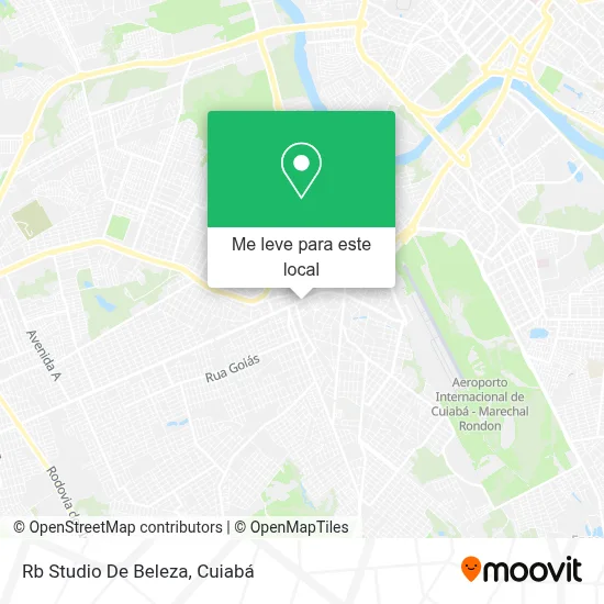 Rb Studio De Beleza mapa
