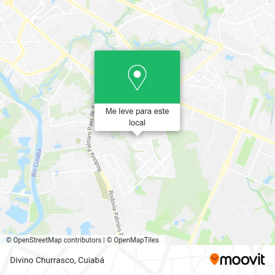 Divino Churrasco mapa