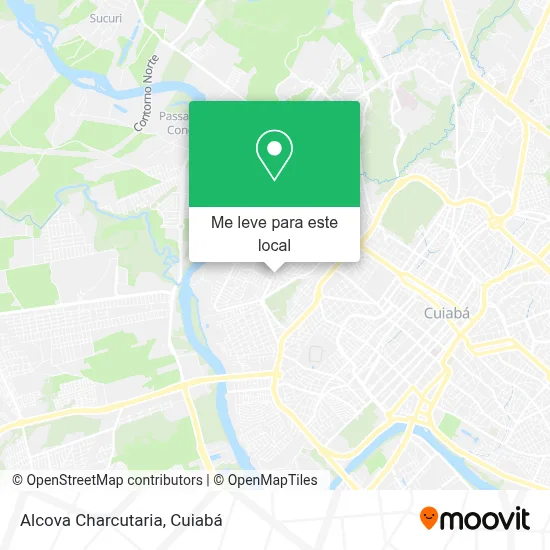 Alcova Charcutaria mapa