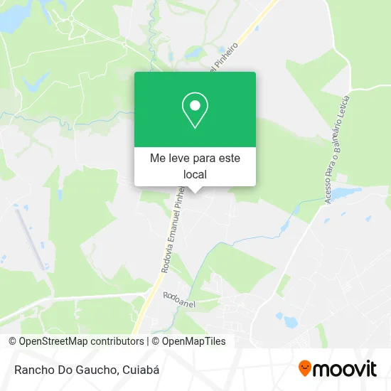 Rancho Do Gaucho mapa