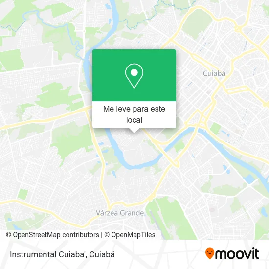 Instrumental Cuiaba' mapa