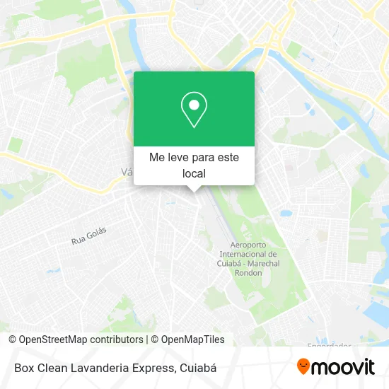 Box Clean Lavanderia Express mapa