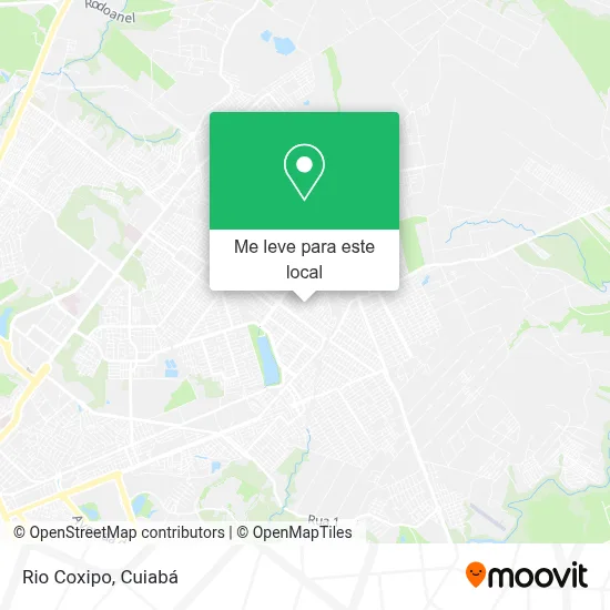 Rio Coxipo mapa