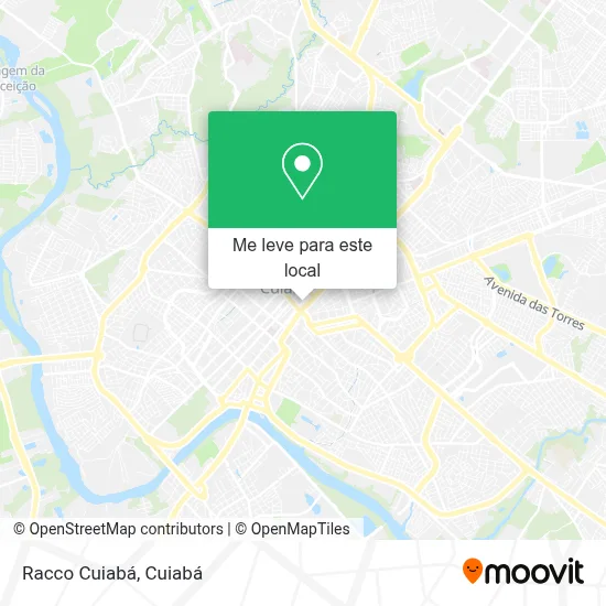 Racco Cuiabá mapa