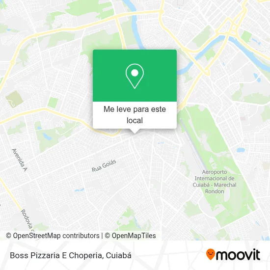 Boss Pizzaria E Choperia mapa