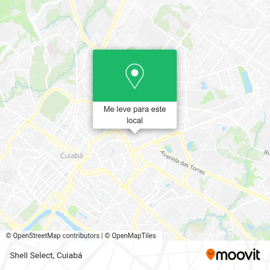 Shell Select mapa