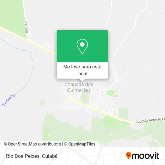 Rio Dos Peixes mapa