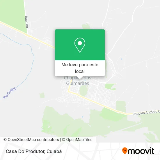 Casa Do Produtor mapa