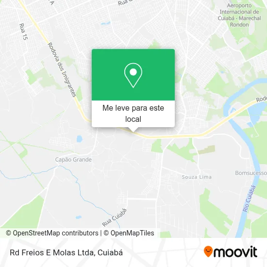 Rd Freios E Molas Ltda mapa