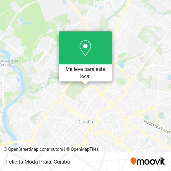 Felicita Moda Praia mapa