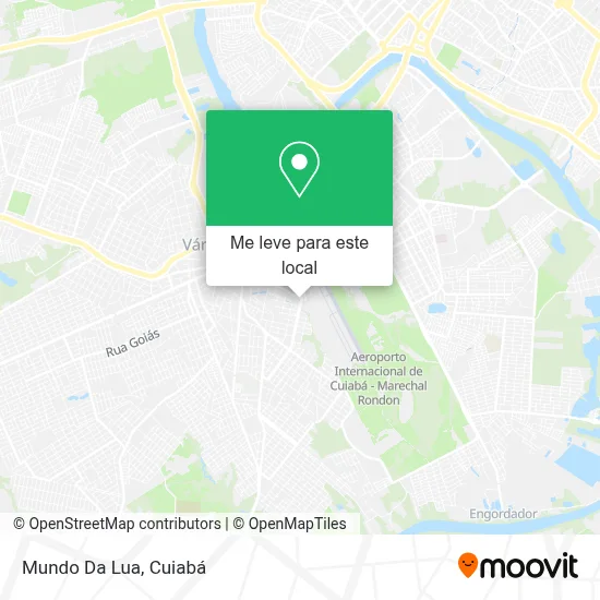 Mundo Da Lua mapa
