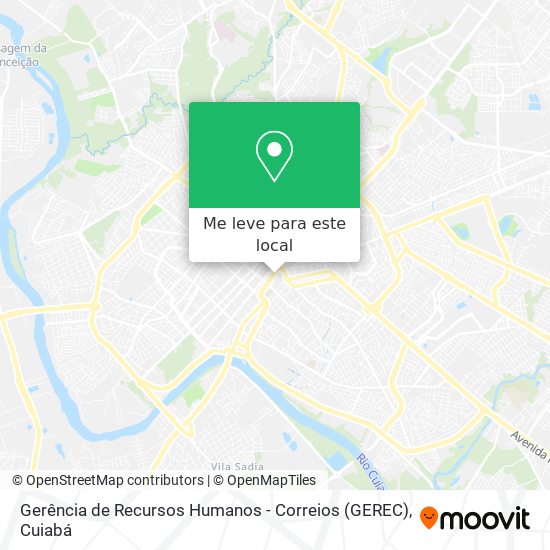 Gerência de Recursos Humanos - Correios (GEREC) mapa