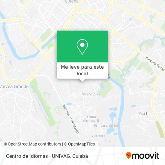Centro de Idiomas - UNIVAG mapa