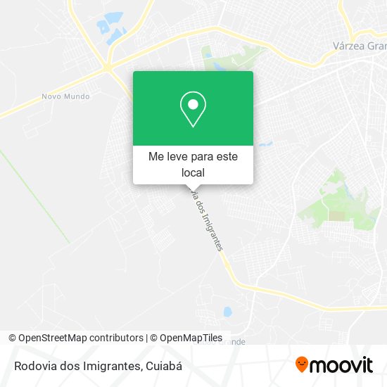 Rodovia dos Imigrantes mapa