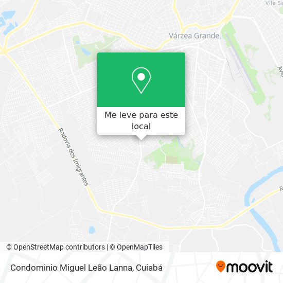 Condominio Miguel Leão Lanna mapa
