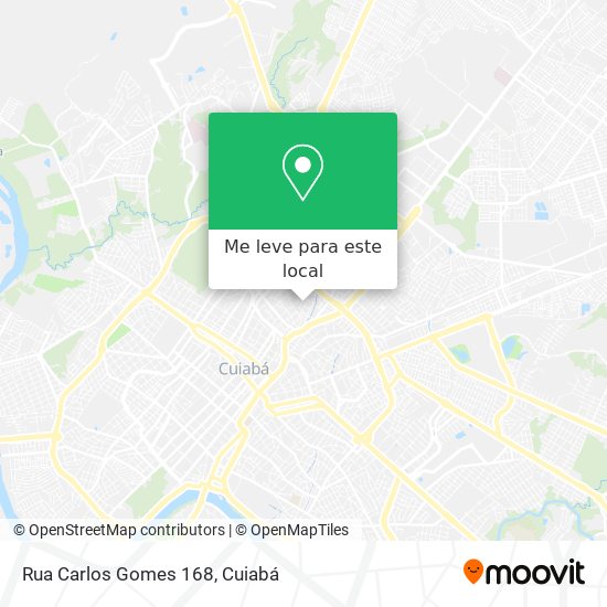 Rua Carlos Gomes 168 mapa